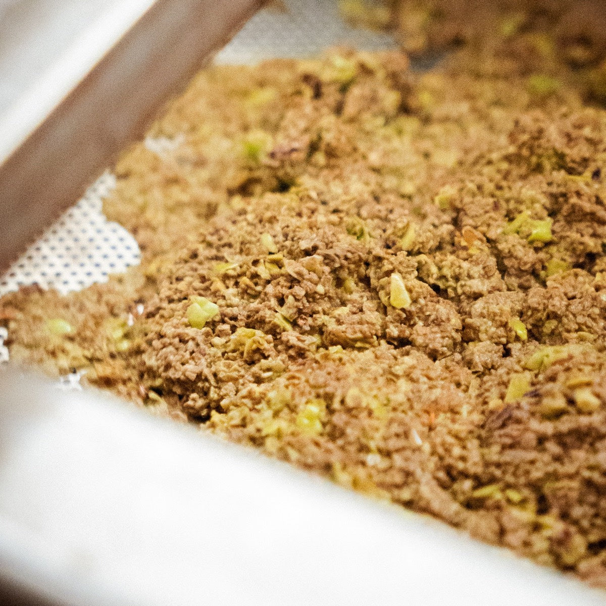 Crushed olive paste