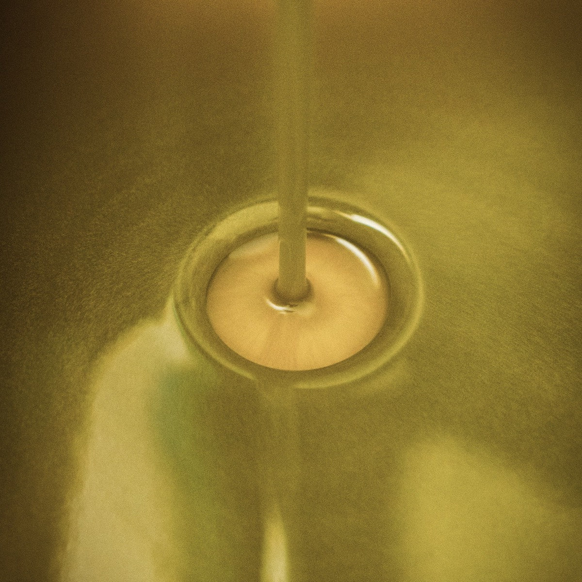 Fresh oil poured